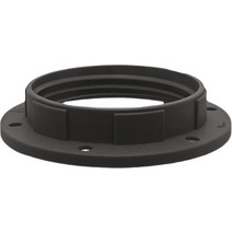 Cubalux Ροδέλα Βακελίτη E27 Μαύρη - C-330007