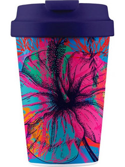 Chic Mic Κούπα φυτική psychedelic garden 350ml BPE126