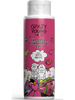 HiSkin Crazy Young Tutti Frutti Φυτικό Σαμπουάν & Αφρόλουτρο 200ml