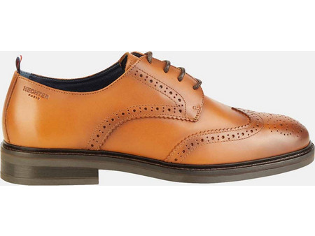 Daniel Hechter Δερμάτινα Παπούτσια της σειράς Derby - 85204 152760 440 Cognac