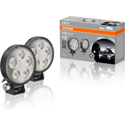 Προβολείς Εργασίας Set Osram Round VX70-SP 5 Led 12 / 24 Volt 20W LEDWL102-SP UNIVERSAL OSRAM