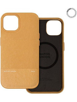 Θήκη NATIVE UNION MagSAfe (RE) Classic για Apple iPhone 16 6.1 5G 2024 - Kraft ΚΙΤΡΙΝΟ - NU-RECLA-KFT-NP24