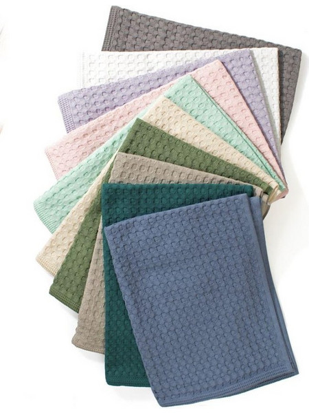 Ποτηρόπανα Πικέ Dimcol Σετ 3 τεμ 50X70 Mix 100% Cotton