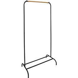 Κρεμάστρα Δαπέδου 5Five Artemis Μεταλλική 82x40x151cm Μαύρη 160460