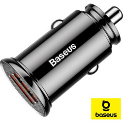 Baseus CCALL-YD01 Φορτιστής Αυτοκινήτου Circular 2xUSB QC3.0 5A 30W