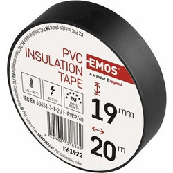 EMOS Insulation tape 19mm/20m black F61922 1pcs