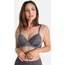 Sassa Μαλακό Σουτιέν Με Spacer Flexicup Foggy Print Lace - Foggy Γκρι