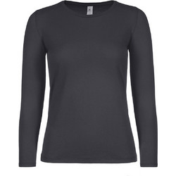 Γυναικείο μακρυμάνικο T- Shirt B & C TW06T Dark Grey