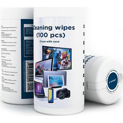 GEMBIRD ALCOHOL SCREEN CLEANING WIPRES (100PCS)