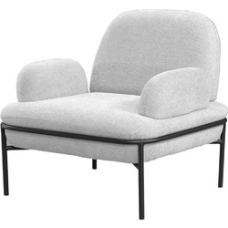 Papatya Πολυθρόνα Λευκή Aster Teddy 531ALN1104 85x53x80cm