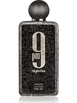 Afnan 9 PM Night Out perfume extract unisex 100 ml