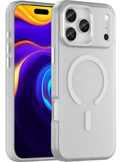 Θήκη Hurtel Magnetic Back Cover Σιλικόνης / Πλαστικό για iPhone 17 Pro Max - Λευκό