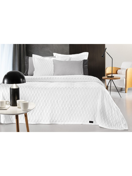 Κουβέρτα Medici White 245x260 - Guy Laroche Λευκό