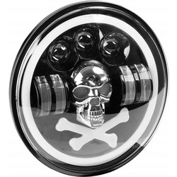 ΠΡΟΒΟΛΕΑΣ ΕΡΓΑΣΙΑΣ ΣΤΡΟΓΓΥΛΟΣ LED SKULL 5.500lm 936V 60W 6.000K -Φ170x170x65mm 4 ΧΡΗΣΕΩΝ ΑΜΙΟ - 1 ΤΕΜ
