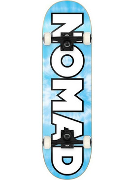 Nomad Skateboards Chrome Dye Blue 8 Complete Skateboard