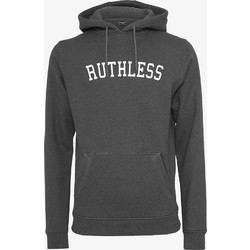 Mister Tee Ruthless Ανδρικό Φούτερ με Κουκούλα & Τσέπες Ανθρακί MT320