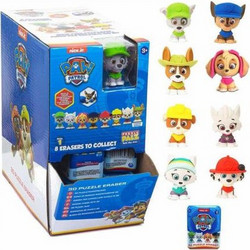 ΠΑΙΧΝΙΔΙ P.M.I. PAW PATROL: THE MIGHTY MOVIE - 3D PUZZLE ERASER 1 PACK FIGURE BLIND BOX 5CM RANDOM PAWM1210