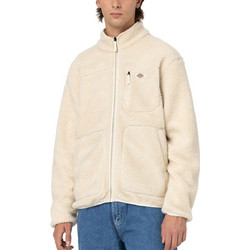 Dickies Mount Hope Ανδρική Ζακέτα Fleece με Φερμουάρ Εκρού DK0A4YEE-F90