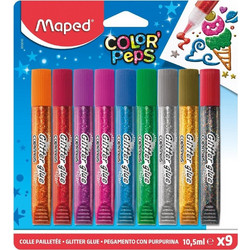 ΚΟΛΛΑ ΜΕ GLITTER 10,5ML X 9 ΣΩΛΗΝΑΡΙΑ ΣΕ BLISTER