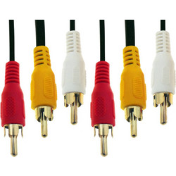 ΚΑΛΩΔΙΟ ΗΧΟΥ 3 RCA ΑΡΣΕΝΙΚΑ ΣΕ 3 RCA ΑΡΣΕΝΙΚΑ 3m ΕΠΙΧΡΥΣΑ OD5+2.8 Q020G (RC022) BAG LZ (ΣΕΤ ΜΕ 10)