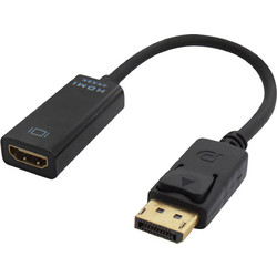 HDMI CONVERTER ΑΠΟ DISPLAY PORT 1.2V ΣΕ HDMI 1.4B 0.15m ΜΑΥΡΟ BAG PLY (ΣΕΤ ΜΕ 5)