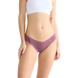 Sloggi Go Crush Mini Βαμβακερά Γυναικεία Slip με Δαντέλα 3Pack 10219682-V008