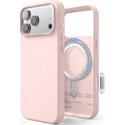 Θήκη iPhone 18 Pro / 17 Pro Elago Magnetic Leather από Vegan Δέρμα με MagSafe - Lovely Pink (ES17MSLE63PRO-LPK)