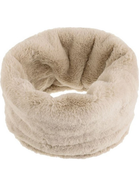 Λαιμός Γυναικείος Fleece Μπεζ με Κορδόνι