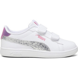 Puma Smash Star Glow 3.0 Παιδικά Sneakers Λευκά 392584-01