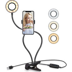 Βάση Κινητού με Ring Light LED για Φωτογραφίες 12 W