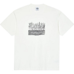 Polar Skate Co. Ανδρική κοντομάνικη μπλούζα Tee | Fence Cloud White
