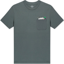 RIPNDIP X CHEECH AND CHONG ROLL ME UP POCKET T-SHIRT CHARCOAL