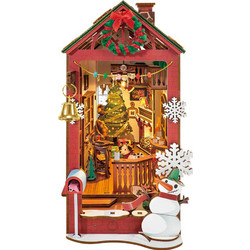 Χριστουγεννιάτικη γωνιά - Christmas Indoor Scene - book nook