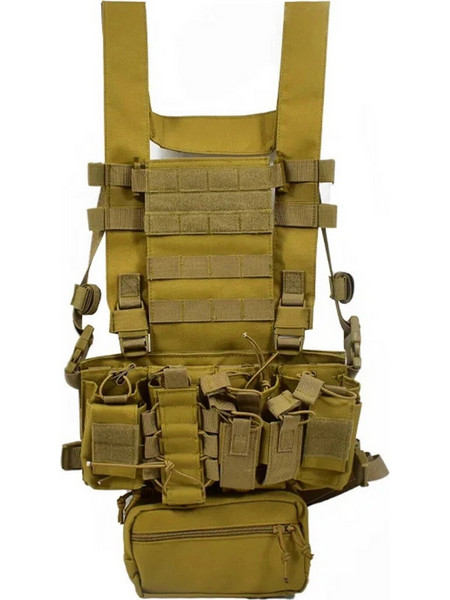 EXTRALINK Military Tactical Vest Molle Protective Airsoft Asg MIL-1122 - (EX.37001)