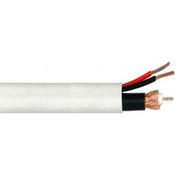 Κάμερα Cable 100M/Roll Cctv Mini RG59/2x 2.50mm2, 75 ohm, White, 100m
