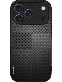 Sonique Carbon Series Back Cover Grey (iPhone 17 Pro)