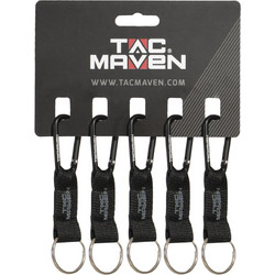 ΚΡΙΚΟΣ CARABINER PENTAGON 5mm BLACK