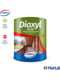 Vitex Diaxyl Plus Βερνίκι Εμποτισμού Ξύλου Διαλύτου Gloss Διάφανο 2.5lt