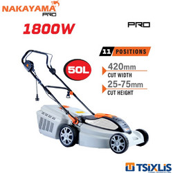 Nakayama EM4020 Μηχανή Γκαζόν Ηλεκτρική 1800W Κοπή 42cm