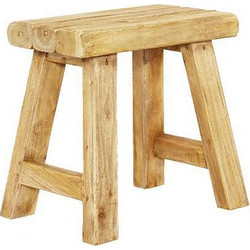 Σκαμπό Nextdeco Tribeca ανακυκλωμένο ξύλο teak Υ41x24x42εκ