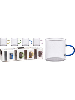 Σετ Κούπες Καφέ γυάλινες Excellent Houseware, χωρητικότητας 70ml - 4 τεμάχια 101005170