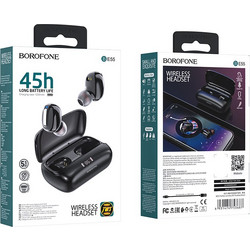 Borofone Bluetooth Ακουστικά TWS BE55 Perfect Μαύρο