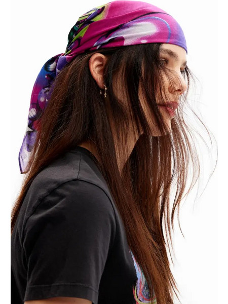 DESIGUAL - MICKEY MOUSE SQUARE SCARF (MΩΒ)