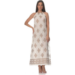 Coocu Syros Ethnic Maxi Φόρεμα Λευκό