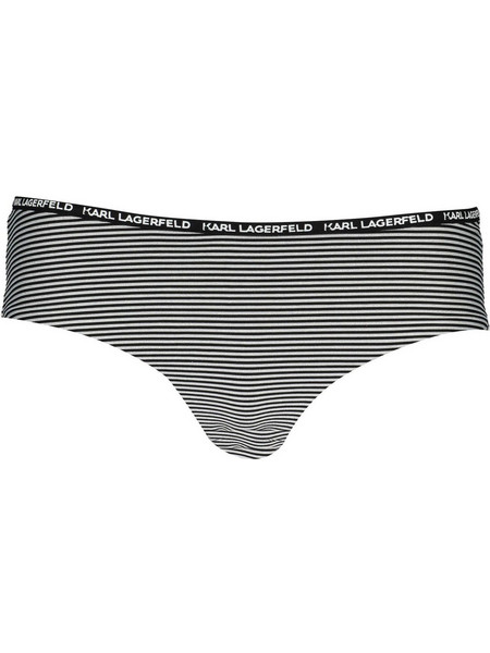 Karl Lagerfeld Ψηλόμεσο Bikini Slip Μαύρο KL21WBT04