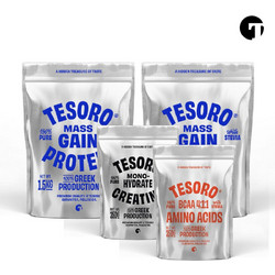 3KG (2x1,5) Πρωτεΐνη Όγκου + 350g Κρεατίνη + 350g BCAA 4:1:1 PACK