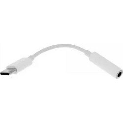 Αντάπτορας ακουστικών Type-C σε Jack 3.5mm Treqa CA-1053 λευκό