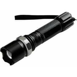 SWAT Multifunction Rechargeable LED 50W Flashlight Torch with LUXEON 3 Watt LED Bulb + AC Adaptor + 12V DC Car Charger + Rechargeable Battery (SWATFlash)