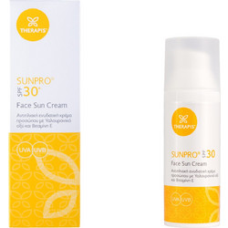 Therapis Sunpro Αντηλιακή Κρέμα Προσώπου Αντιγηραντική SPF30+ 50ml