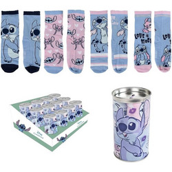 Disney Stitch Money box 4 pairs of socks